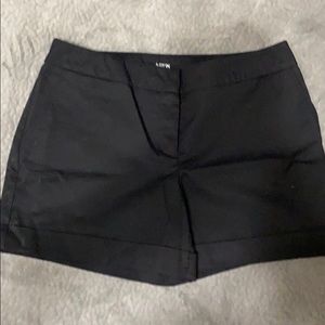 Black dress shorts